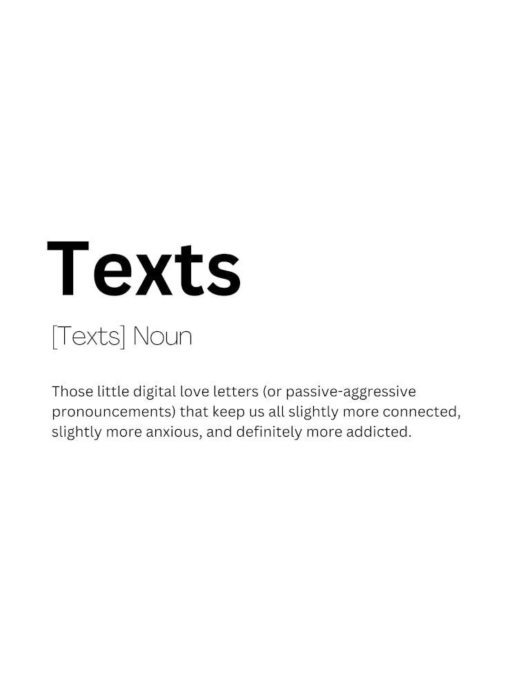 Texts Definition Meaning