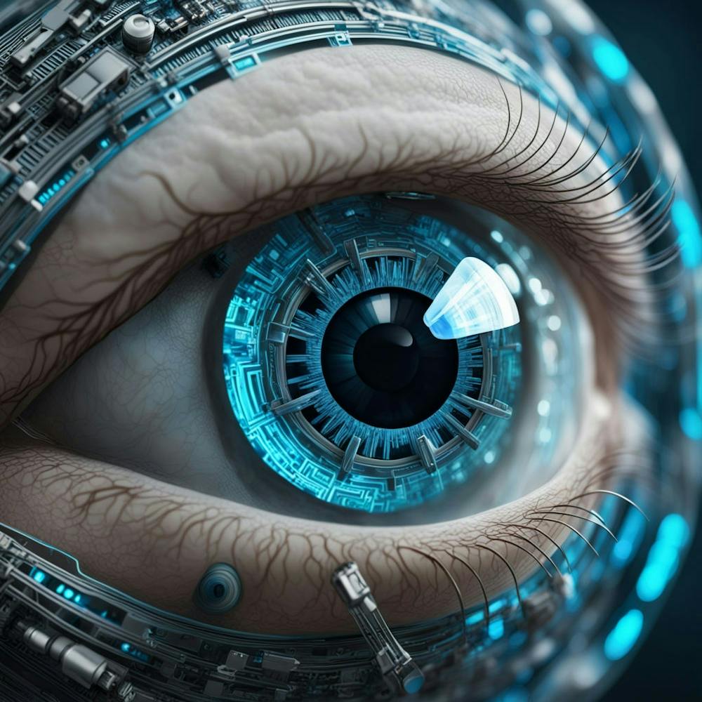 Futuristisches Auge