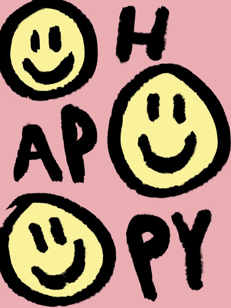 Happy Pink and Yellow