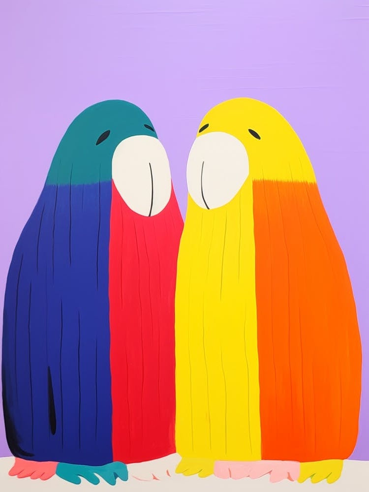 Colourful Kids Animal Art Walrus 2