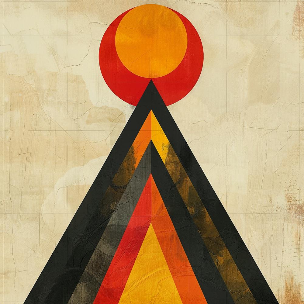 Triangles Canvas Print