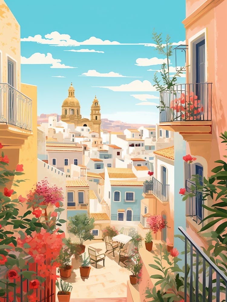 Cadiz Spain 6 Illustration