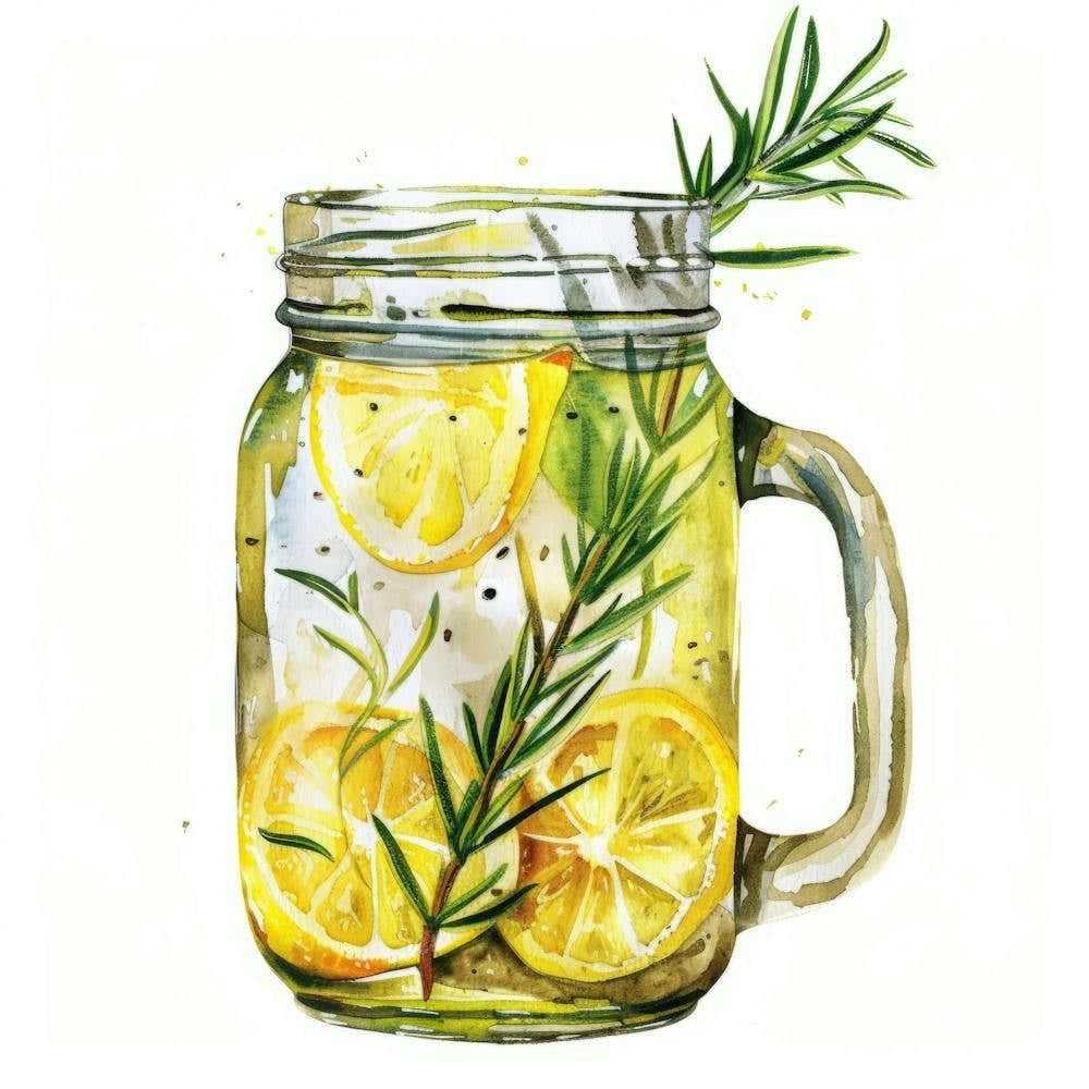 Lemonade In A Mason Jar 2