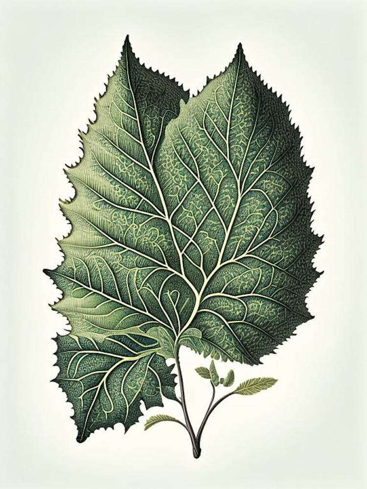 Silverberry Leaf Vintage Botanical 2