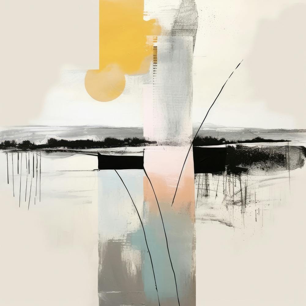 Abstract Painting, The Sun Comes Up