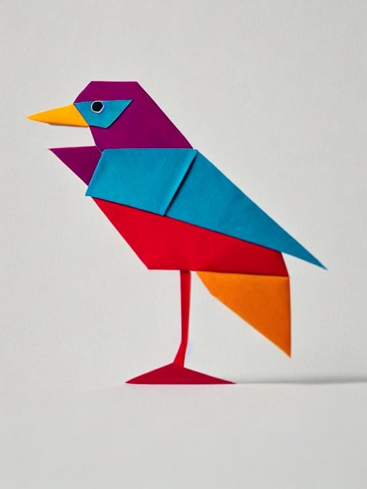 Roadrunner Origami Bird