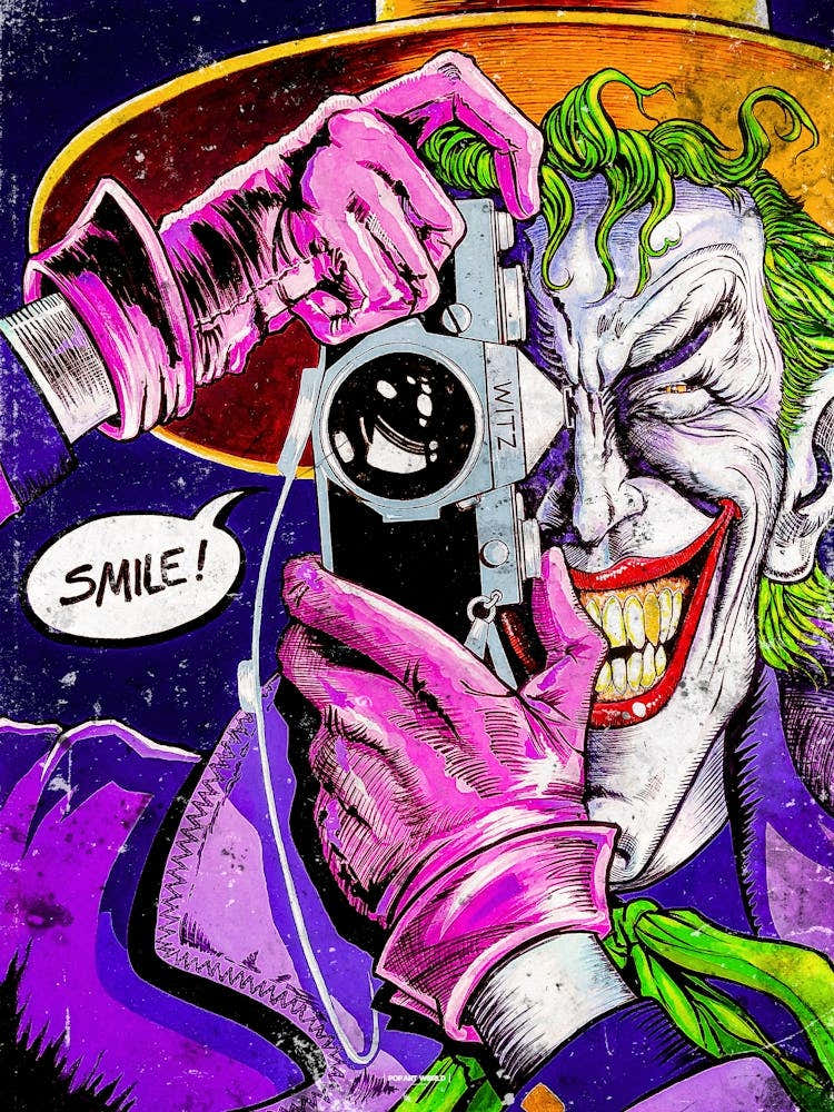 Smile..!|Comic Art Digital | Pop Art World 2025