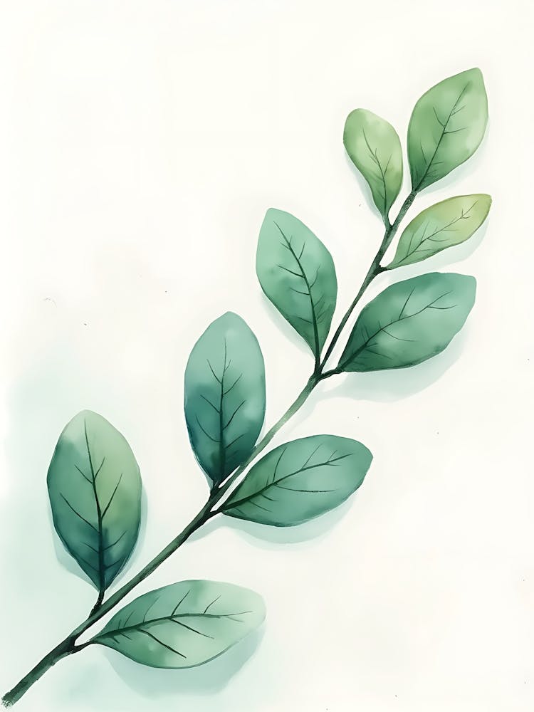 Floral Outline Wall Piece For Relaxed Ambience 1
