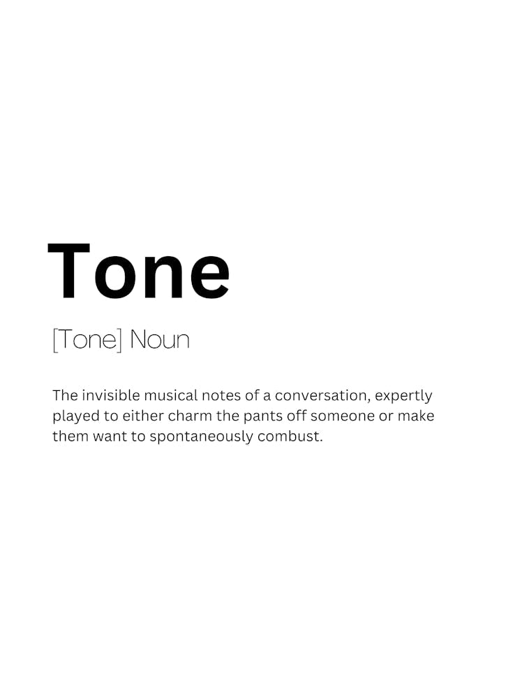 Tone Definition Meaning