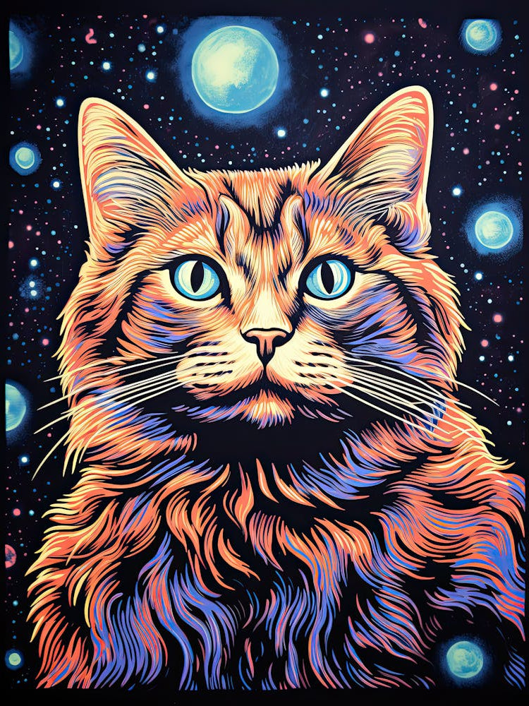 Quantum Pawprints, Psychedelic Cats series