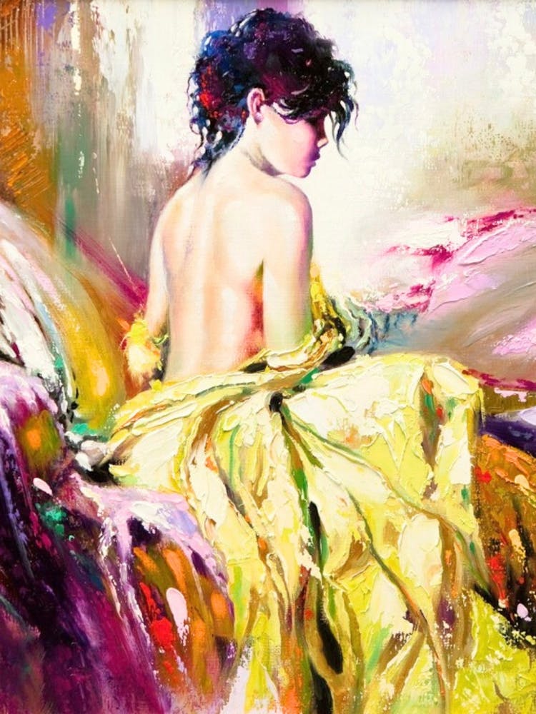 Woman In Yellow Dress 2