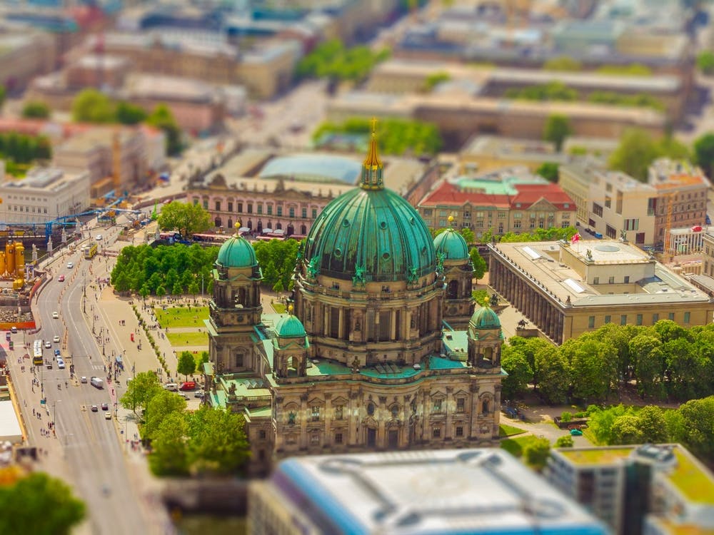 Aerial View Of The Museum Island In Berlin