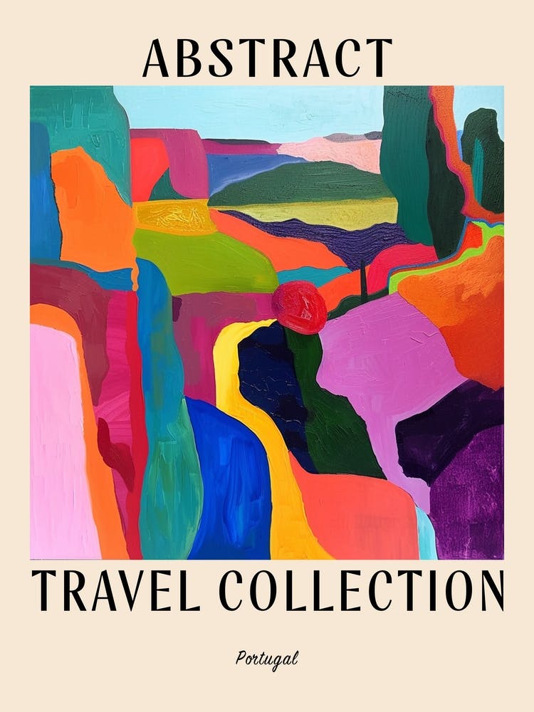 Abstract Travel Collection Poster Portugal 4