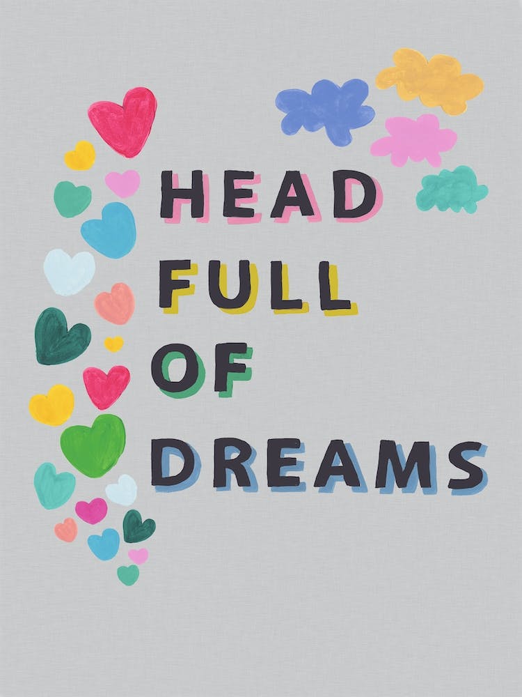 Head Full Of Dreams In Grey