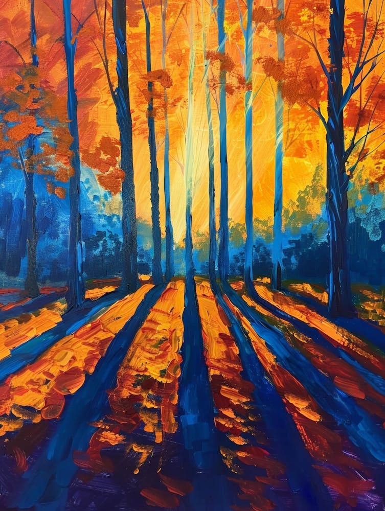 Sunset In The Woods 4