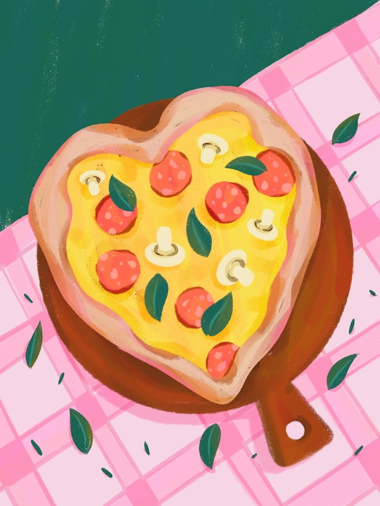 Heart Pizza