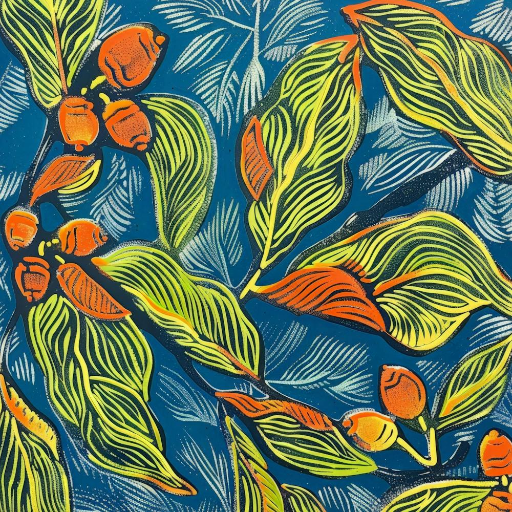 Linocut Print