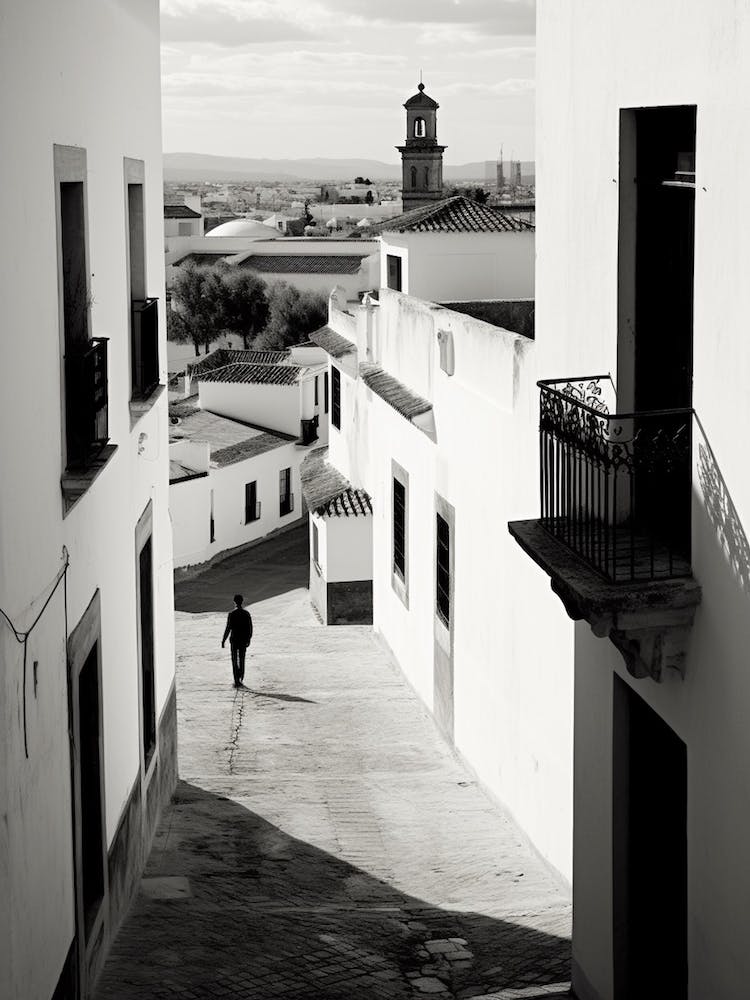 Granada, Spain, Black And White Analogue Photography 3
