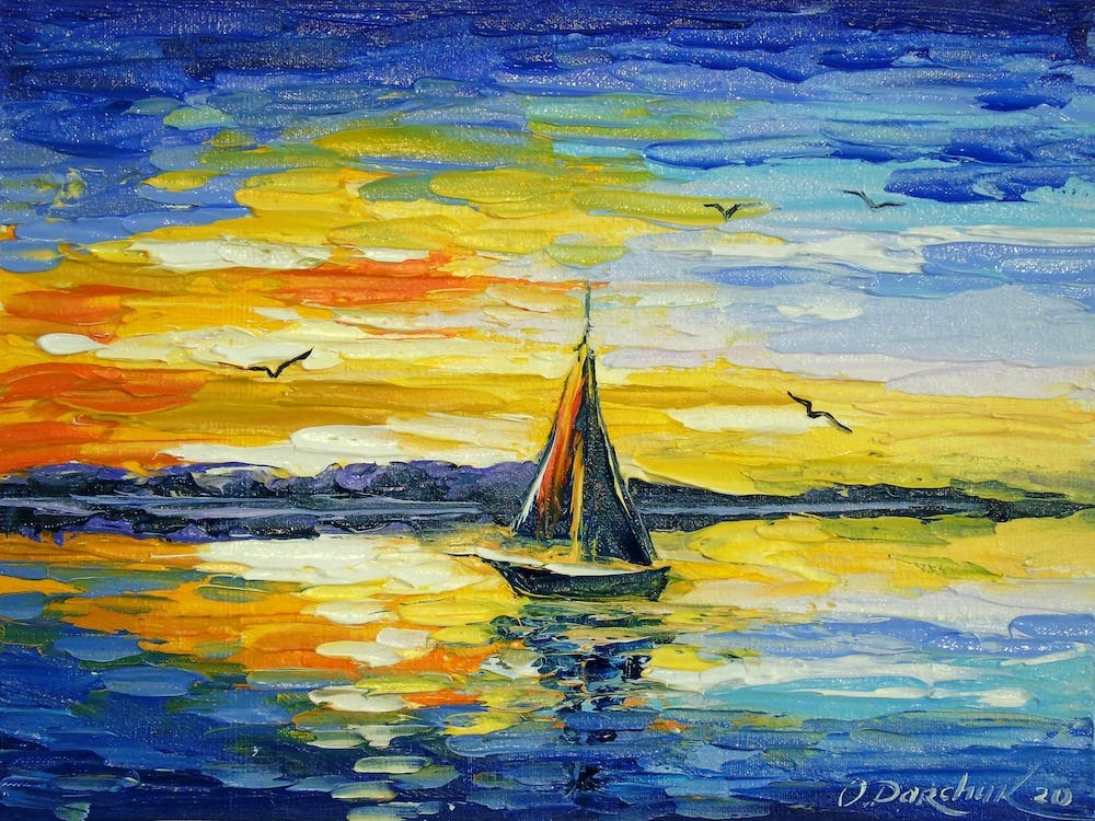 sailboat in the sea