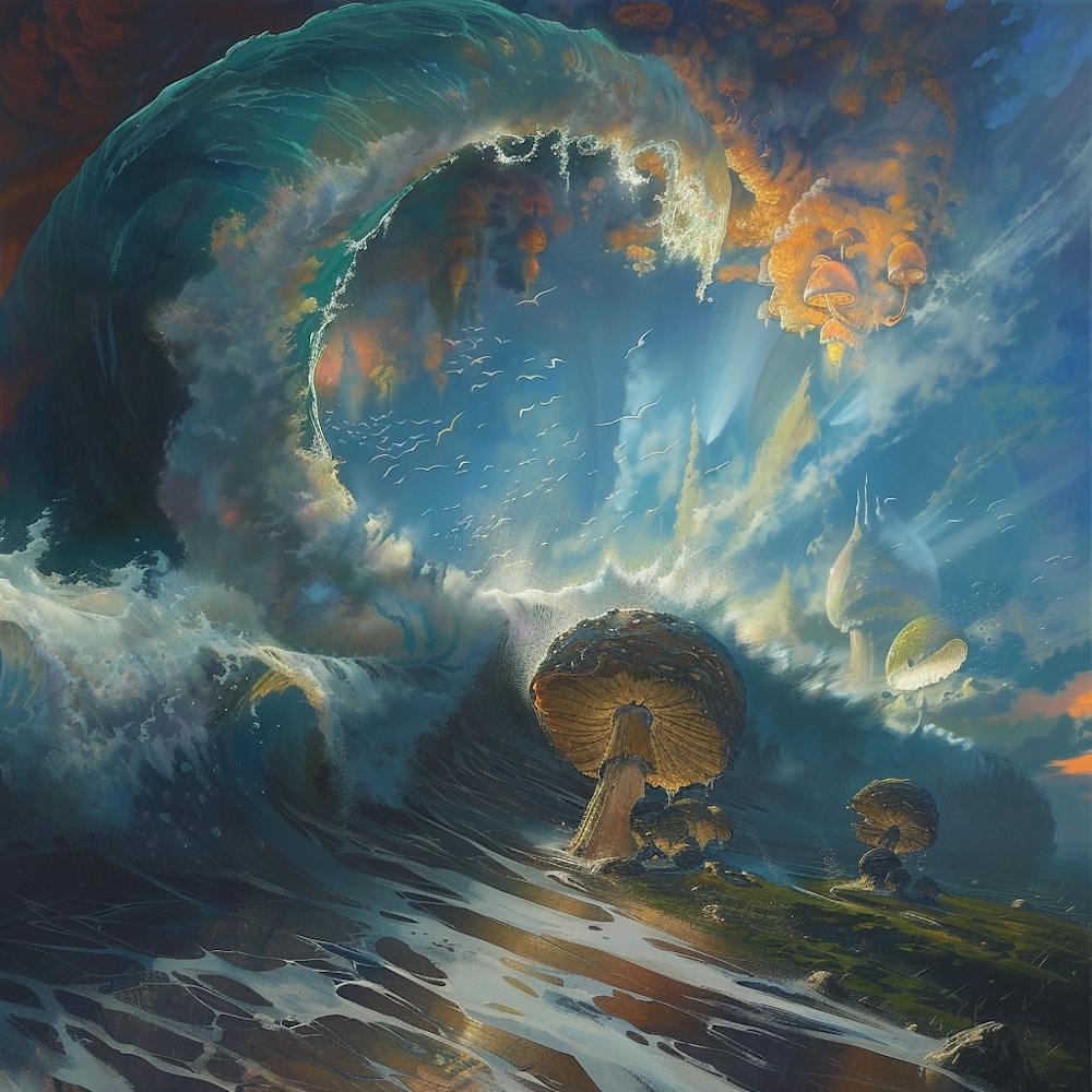 shrooms wave