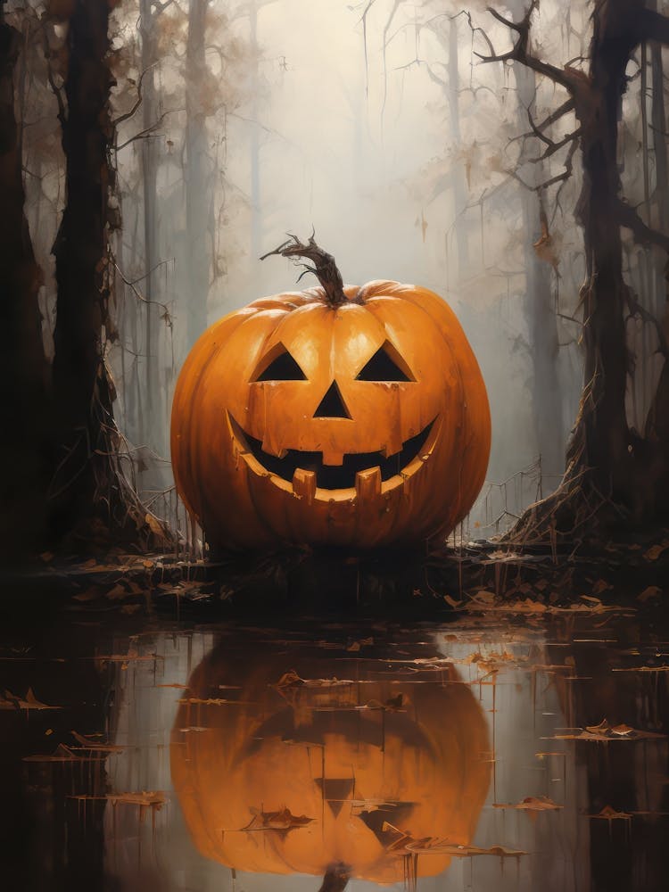 Jack O Lantern Painting