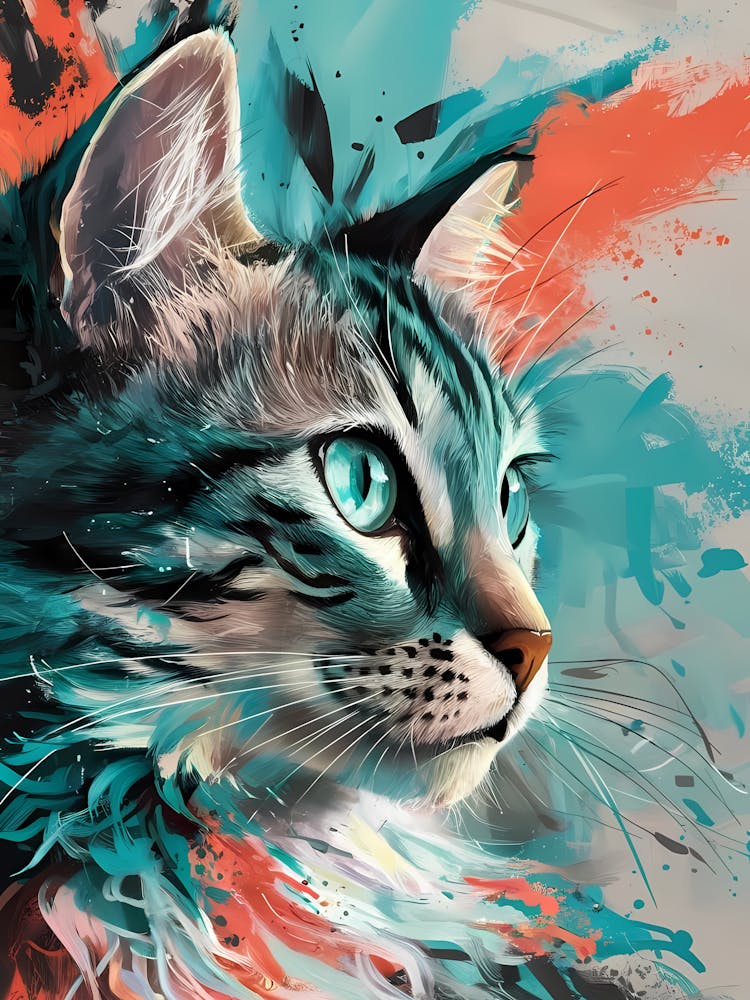 Peinture de chat 1