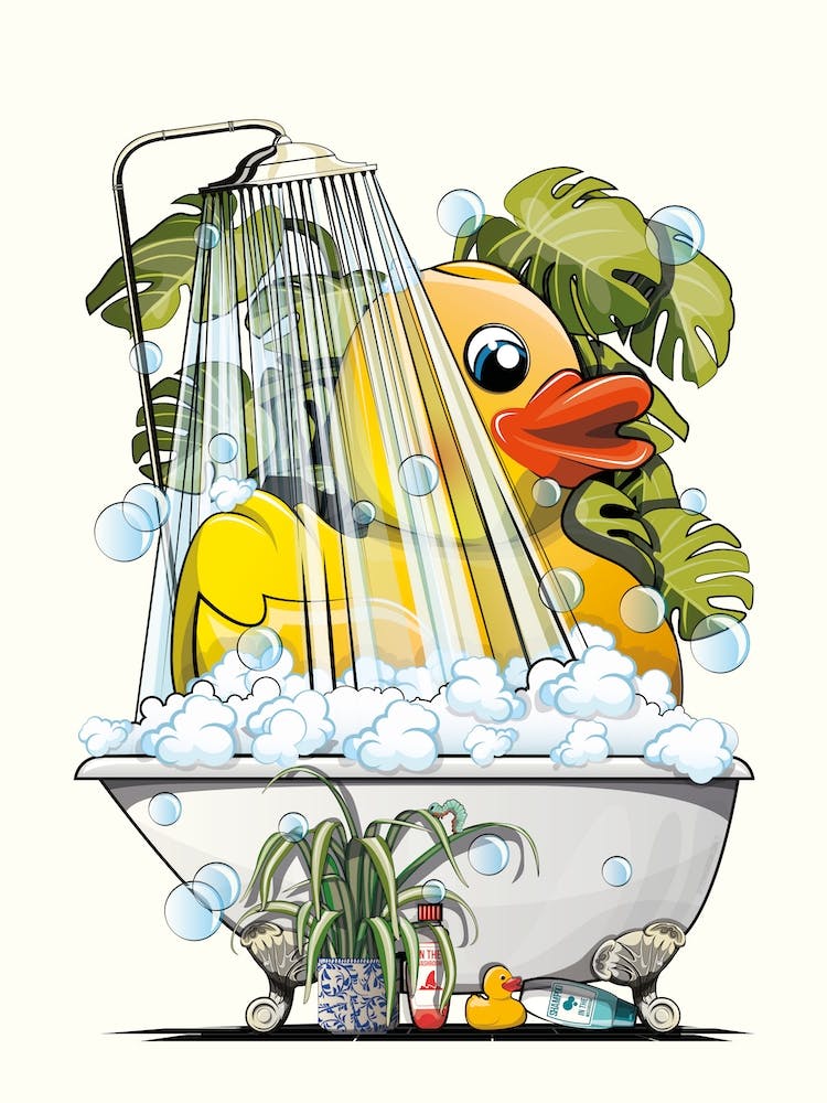 Rubber Duck In The Shower
