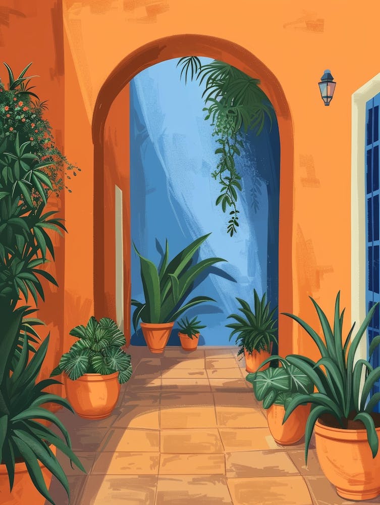 Mediterranean Courtyard 4