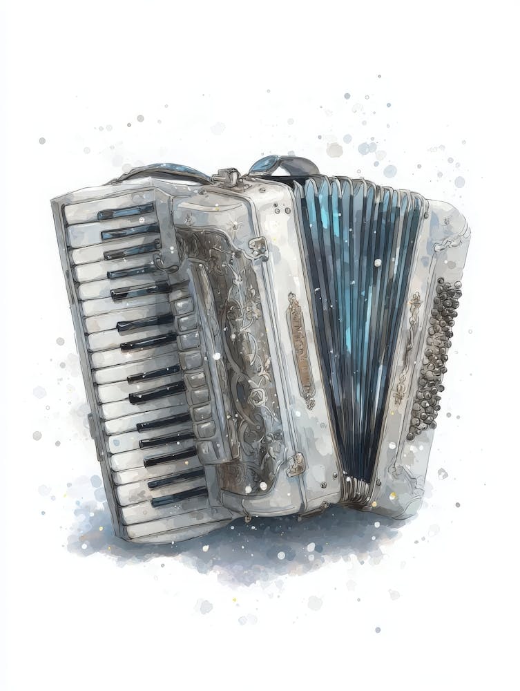 Aihrgdesign Isolated Watercolor Painting Of Vintage Musical I 61043795 5b95 4fc6 9dda 23638608970a 0