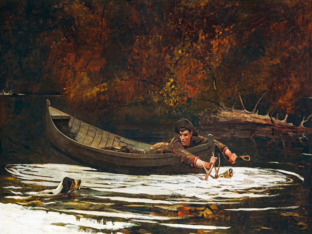 Hound And Hunter (1892), Winslow Homer