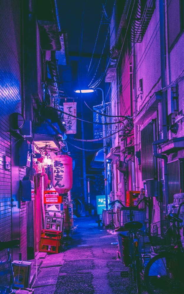 The Neon Alleyway Ghost