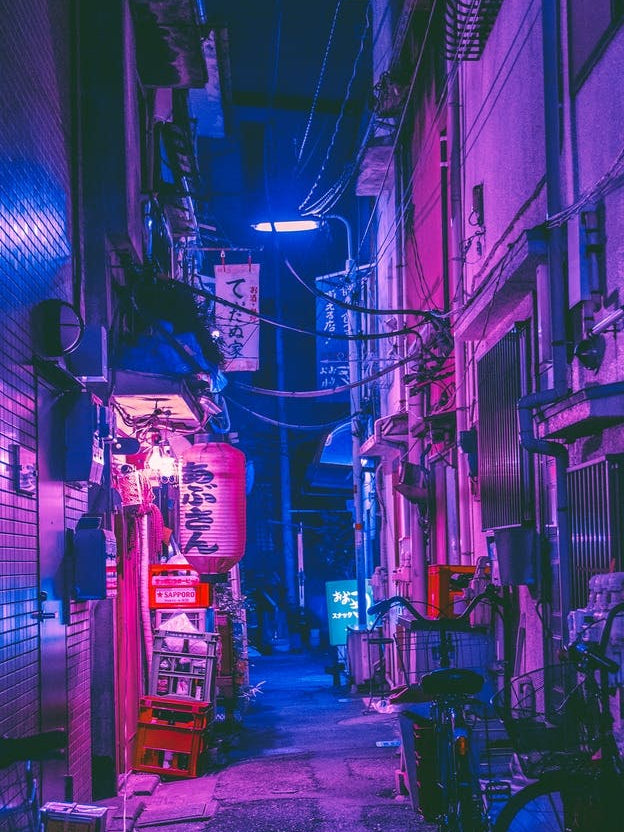 The Neon Alleyway Ghost
