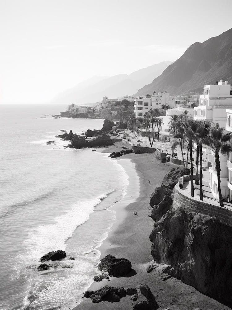 Tenerife, Espagne, Photographie analogique noir et blanc 2