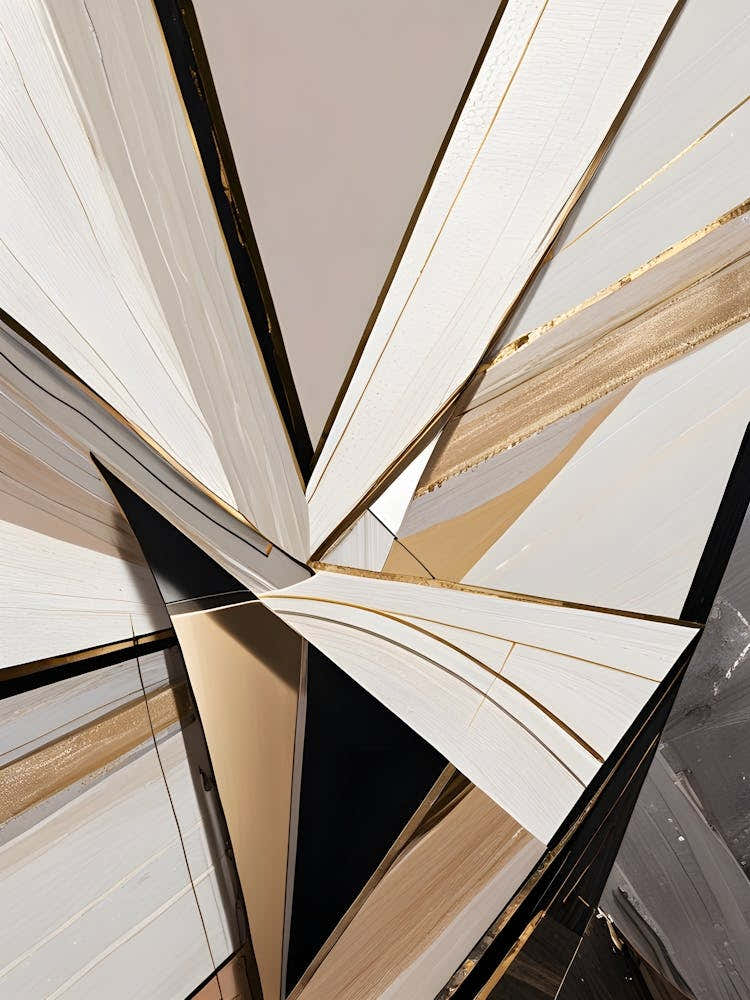 Abstract Geometric Painting