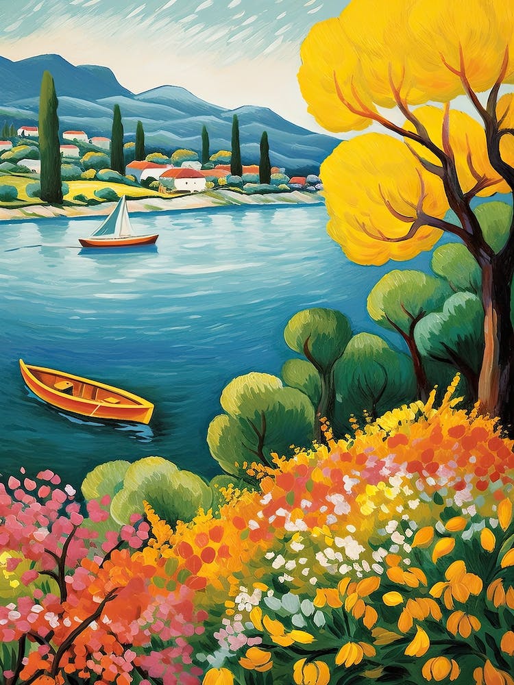 Lake Como Italy Vintage 1