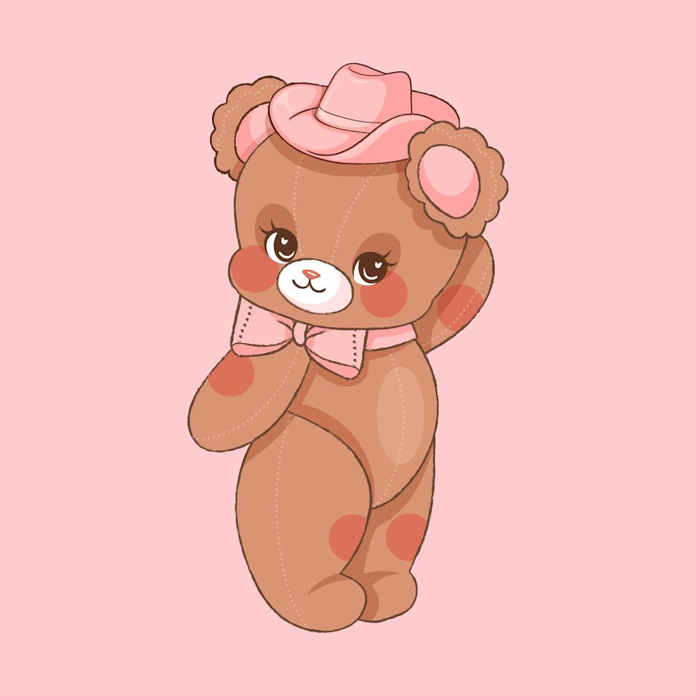 Cowboy Teddy Bear 1