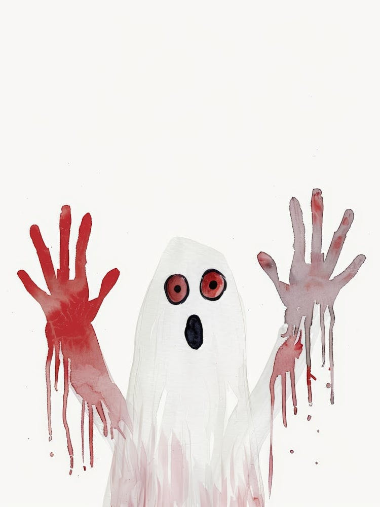 Ghost With Bloody Hands