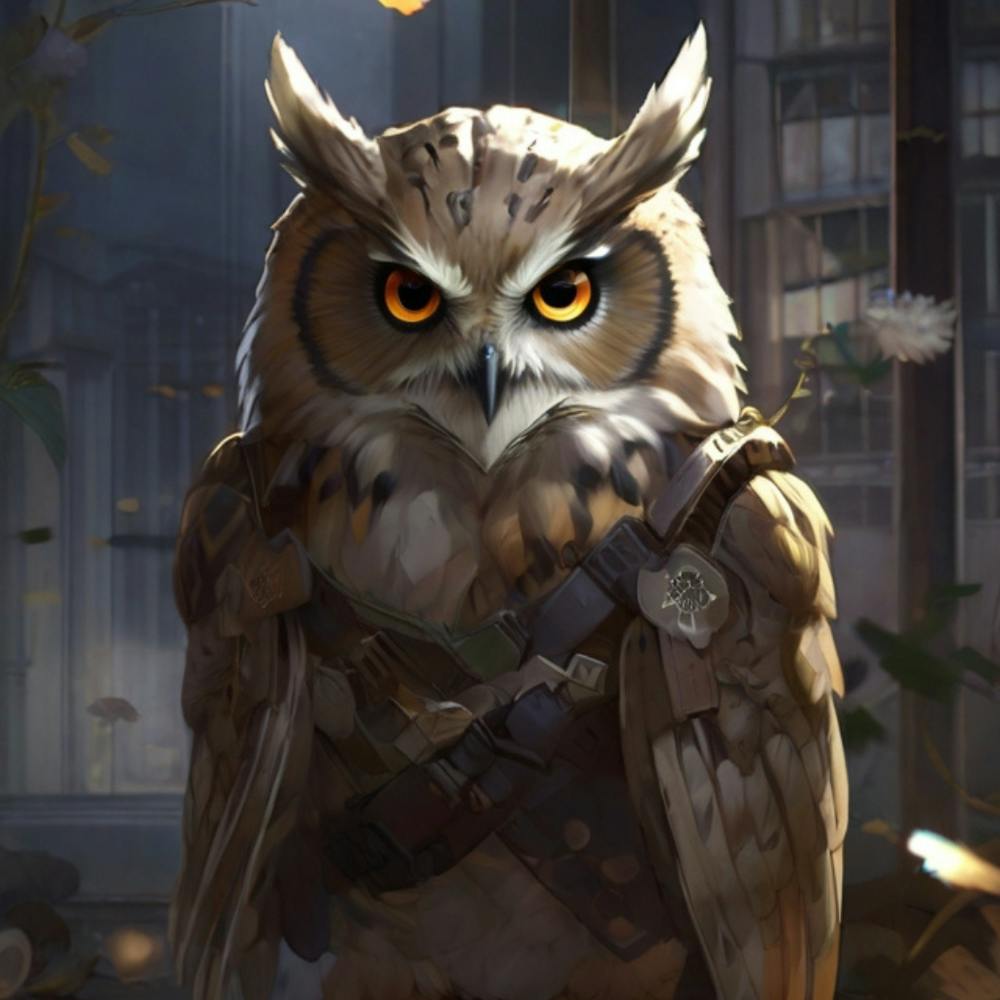 Owl stand
