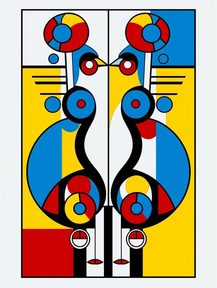 Peacock Simple Abstract 3