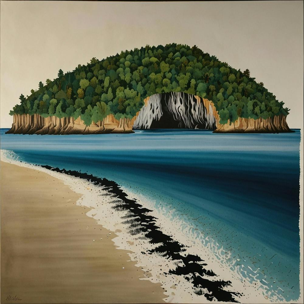 Cave On The Beach