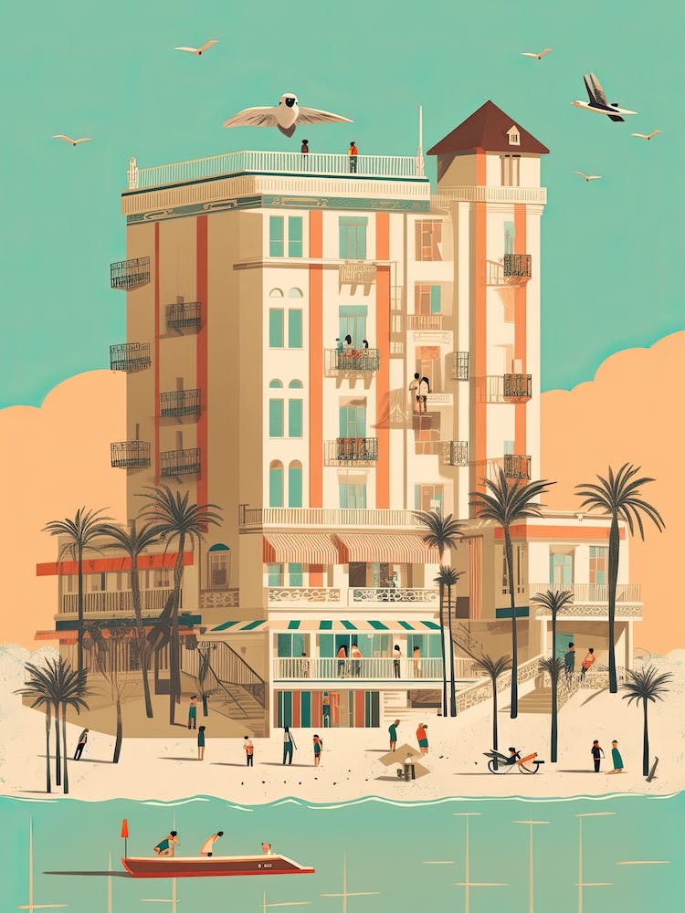 Lagos Nigeria Travel Illustration 2