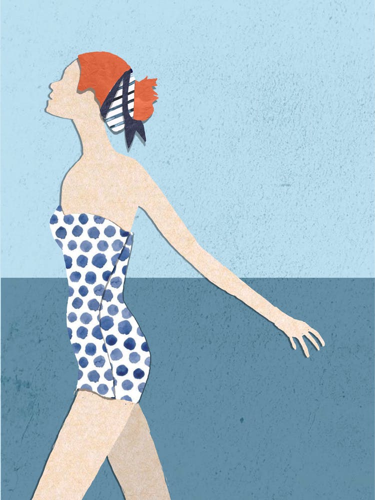 Summer Series Collage The Big Blue