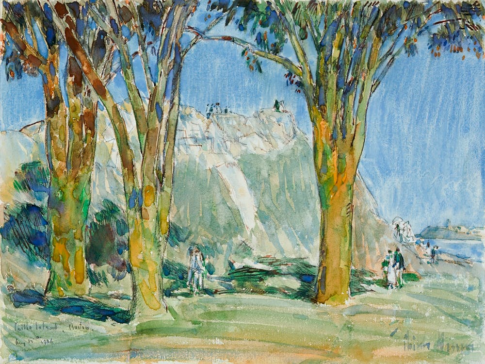 Castle Island, Boston Harbor (1916), Frederick Childe Hassam