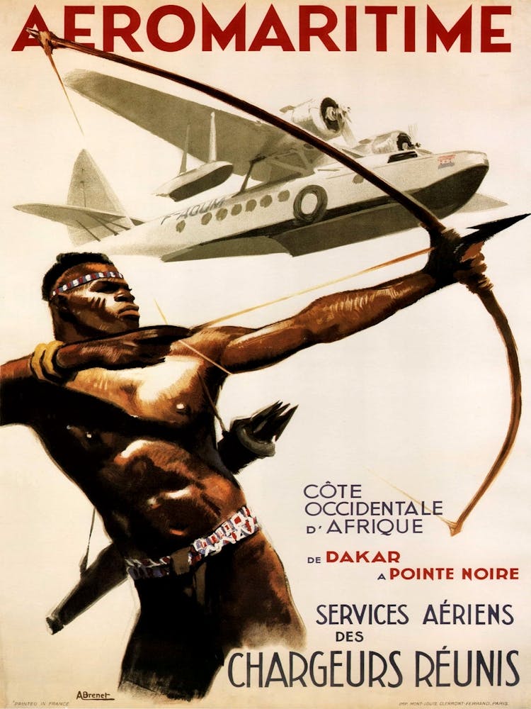 Air Africa, Vintage Airline Poster