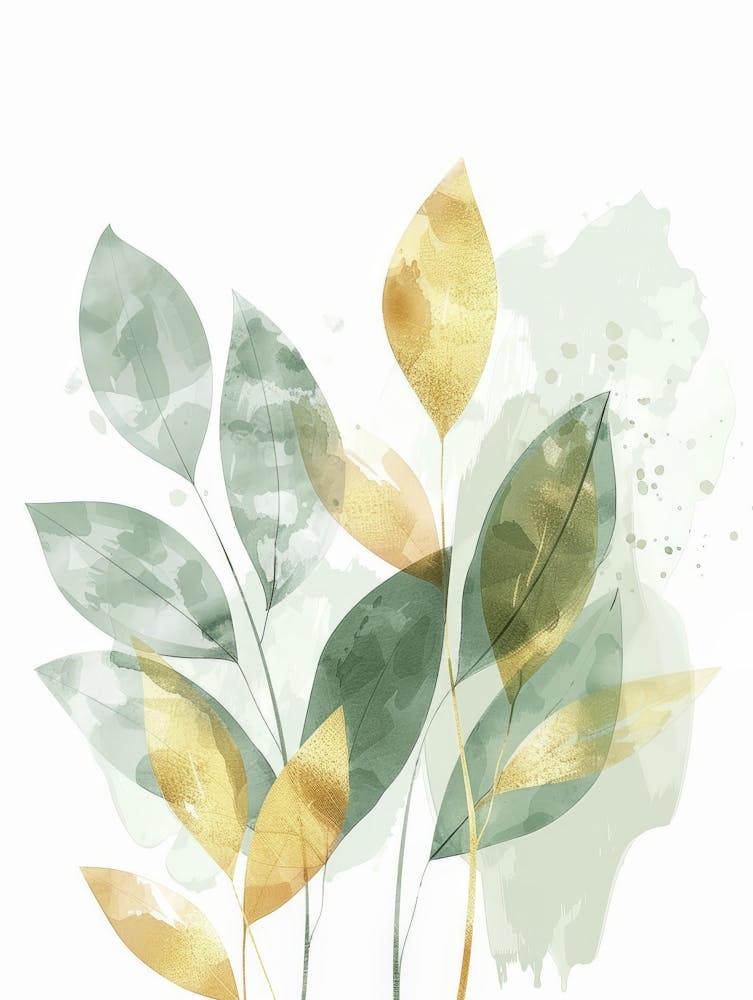 Aquarellblätter 10