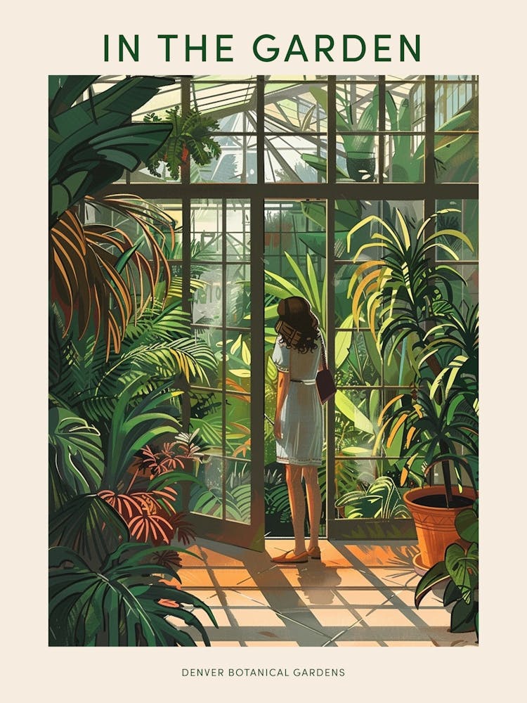 In The Garden Poster Denver Botanical Gardens 4