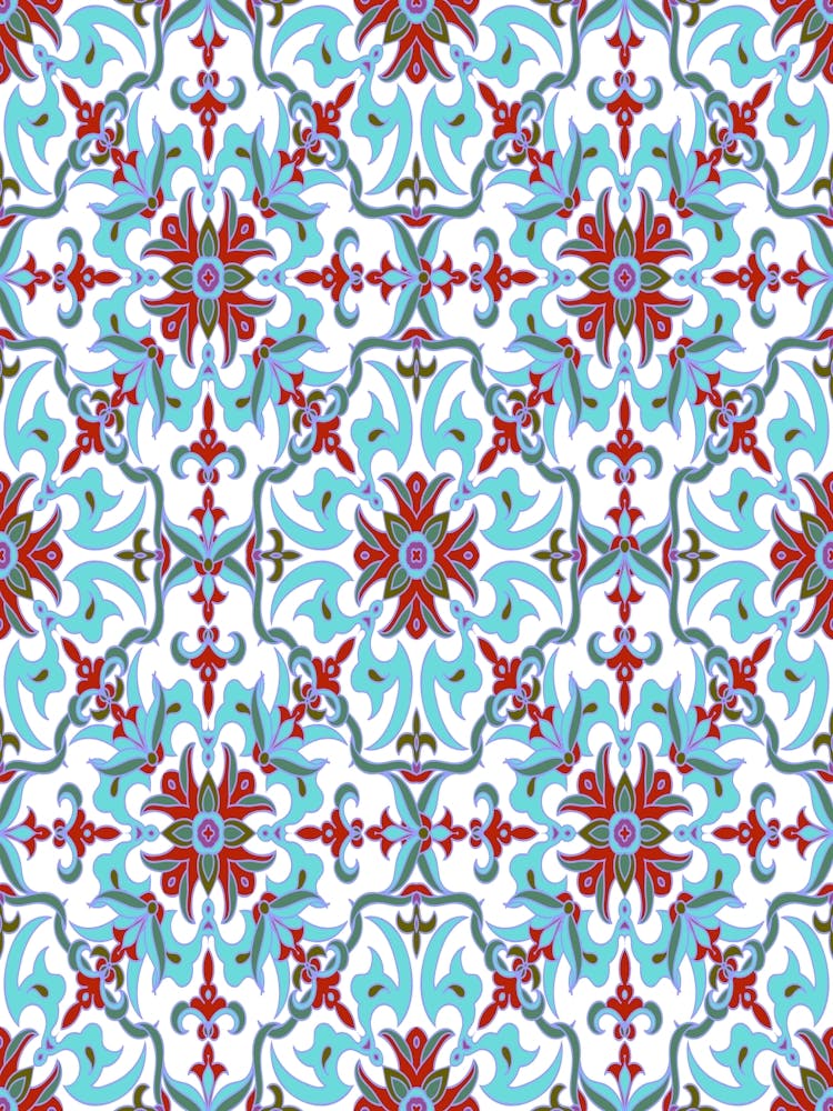 Tile Pattern - Iznik — Turkish pattern
