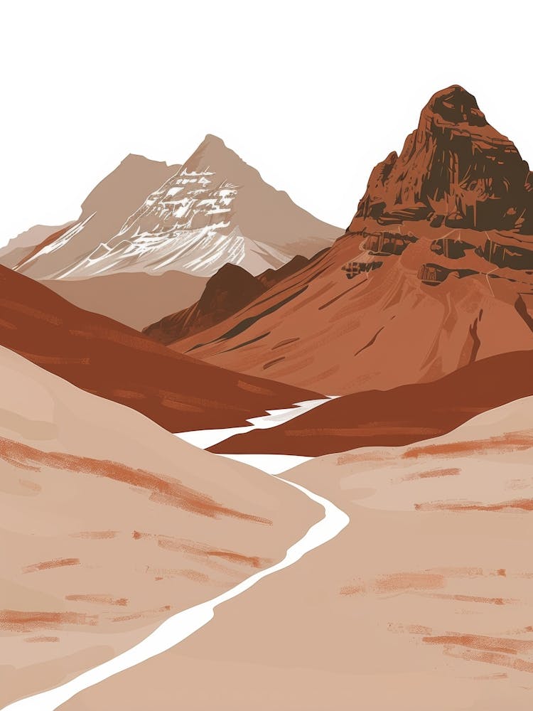 Landscape In The Desert