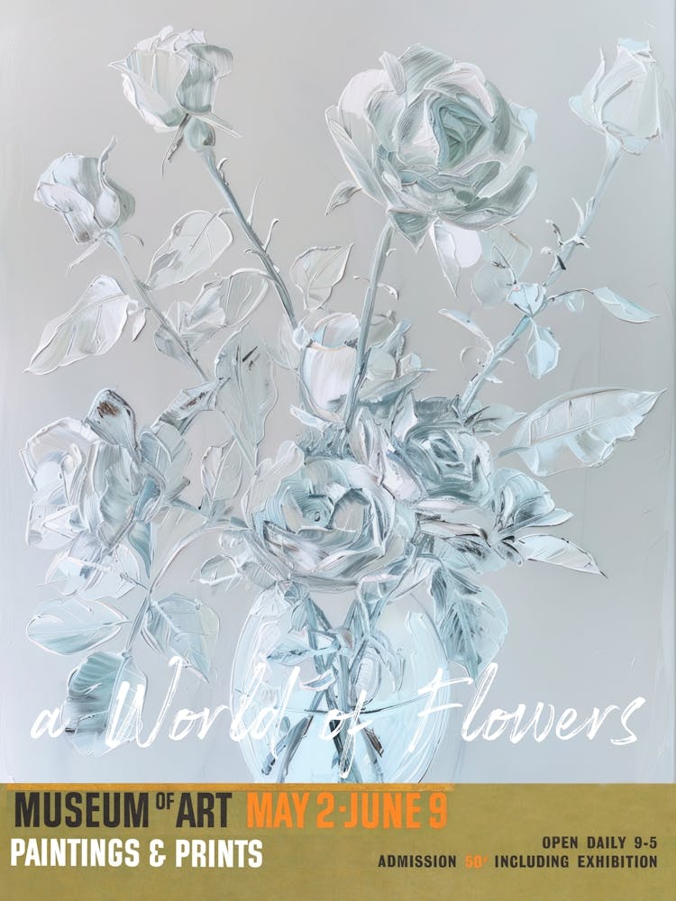 A World Of Flowers, Van Gogh Exhibition Roses 4