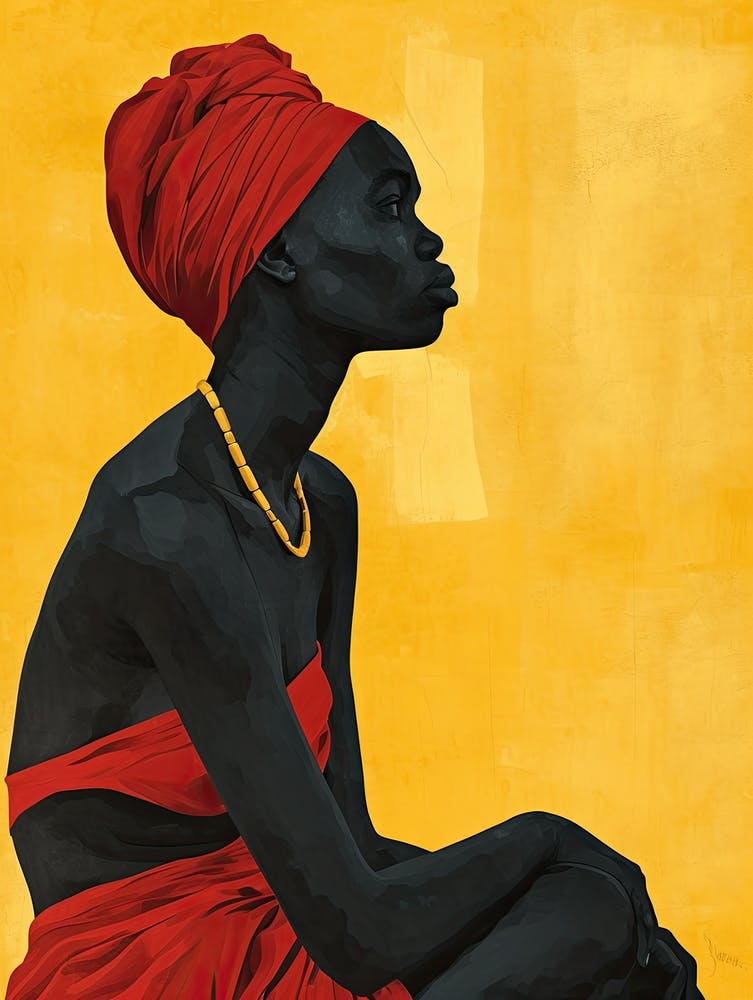 Die afrikanische Frau; Eine Boho-Reflexion